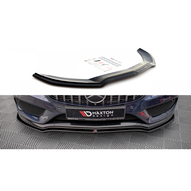 Splitter przedni V.1 Maxton Design Mercedes C AMG-Line / C43 AMG Sedan W205