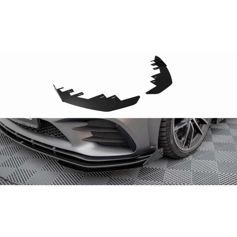 Flapsy przednie Maxton Design Mercedes C43 AMG Coupe C205 Facelift