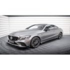 Flapsy przednie Maxton Design Mercedes C43 AMG Coupe C205 Facelift