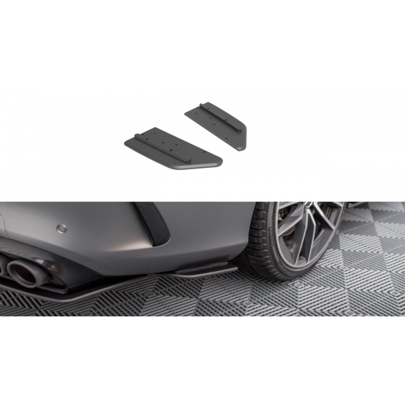 Splittery tylne boczne Street Pro / Flaps Maxton Design Mercedes C43 AMG Coupe C205 Facelift