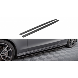Dokładki progów Street Pro / Flaps Maxton Design Mercedes C43 AMG Coupe C205 Facelift