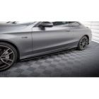 Dokładki progów Street Pro / Flaps Maxton Design Mercedes C43 AMG Coupe C205 Facelift