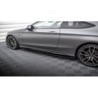 Dokładki progów Street Pro / Flaps Maxton Design Mercedes C43 AMG Coupe C205 Facelift