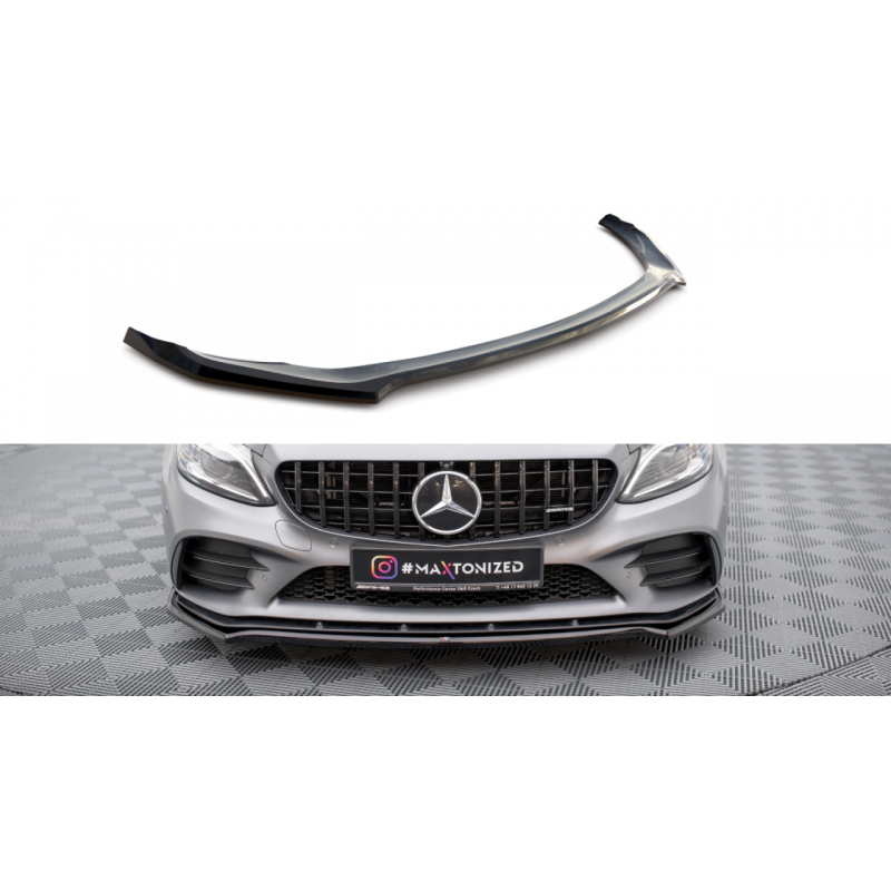 Splitter przedni Maxton Design Mercedes C43 AMG Coupe C205 / Sedan W205 / Estate S205 Facelift