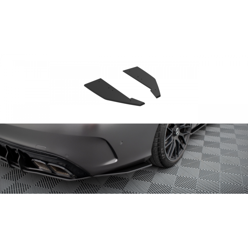 Splittery tylne boczne Street Pro / Flaps Maxton Design Mercedes C63 AMG Sedan / Estate W205 Facelift