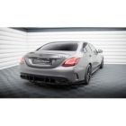 Splittery tylne boczne Street Pro / Flaps Maxton Design Mercedes C63 AMG Sedan / Estate W205 Facelift