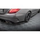 Splittery tylne boczne Street Pro / Flaps Maxton Design Mercedes C63 AMG Sedan / Estate W205 Facelift