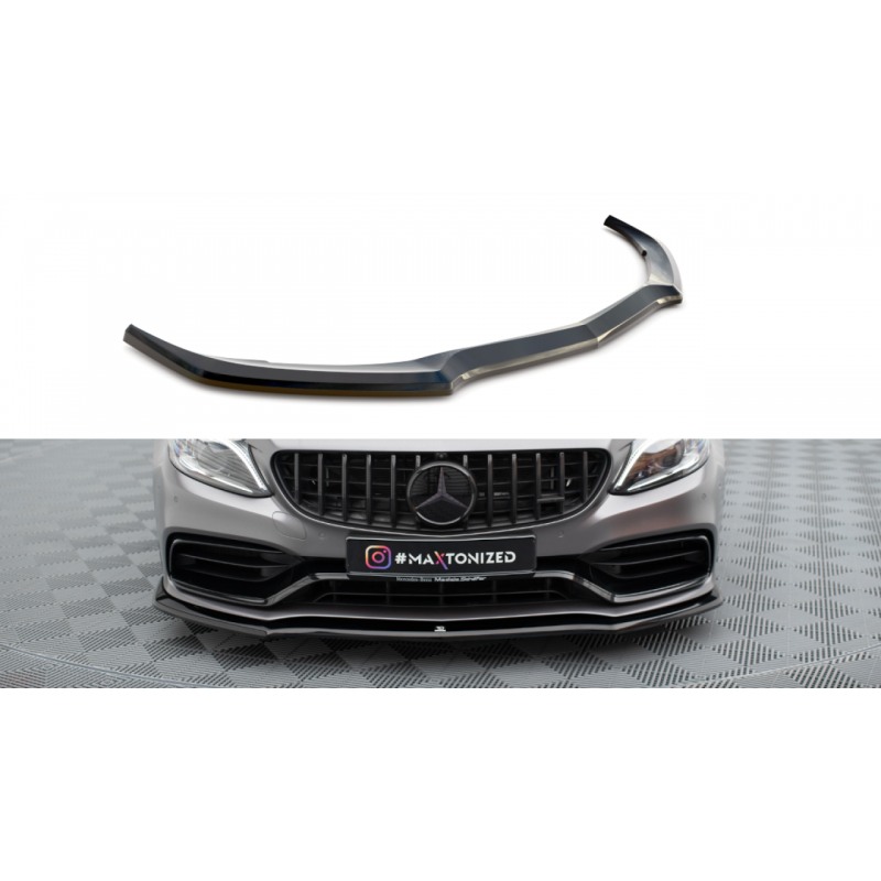 Splitter przedni Maxton Design Mercedes C63 AMG Sedan / Estate W205 Facelift