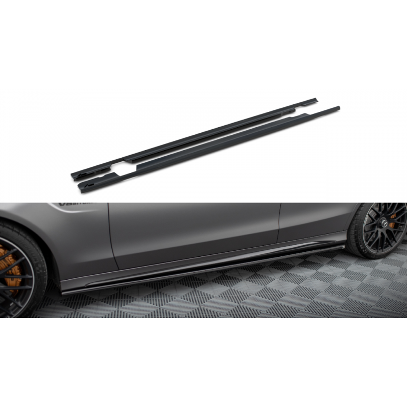 Dokładki progów Maxton Design Mercedes C63 AMG Sedan / Estate W205 Facelift