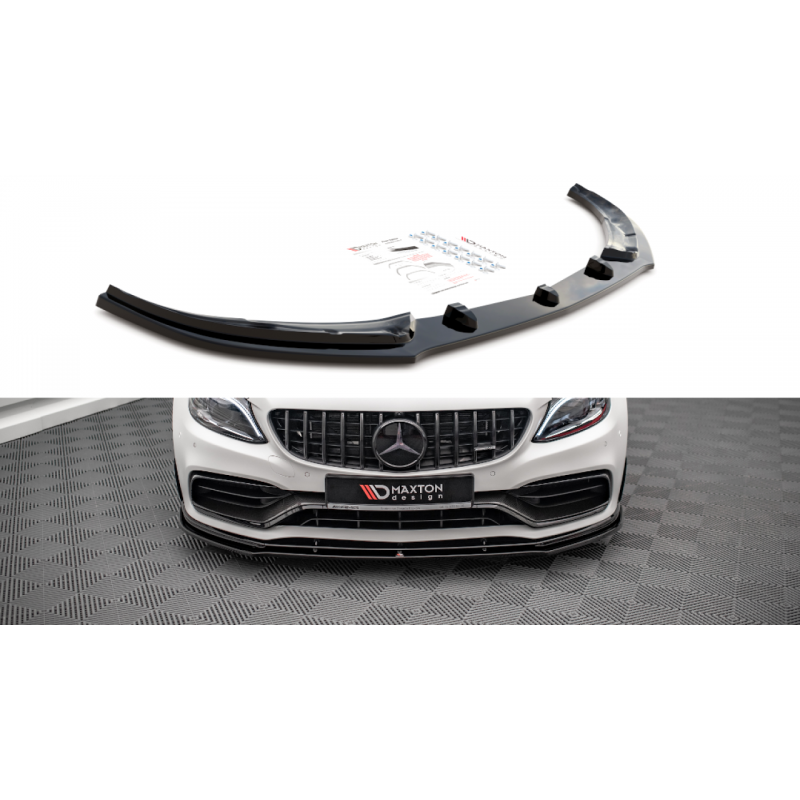 Splitter przedni V.1 Maxton Design Mercedes C63 AMG Coupe C205 Aero Pack Facelift