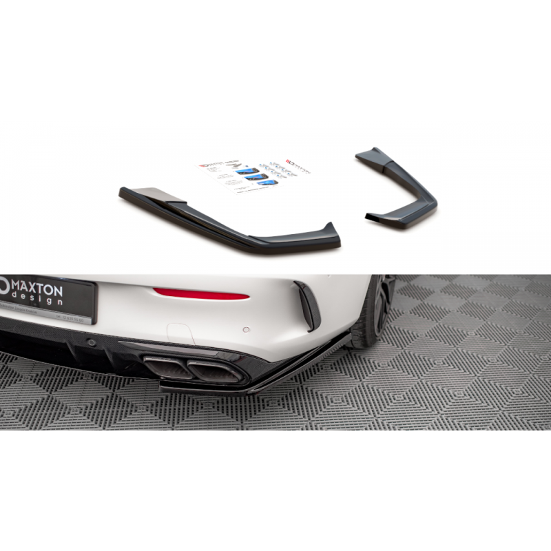 Splittery tylne boczne Maxton Design Mercedes C63 AMG Coupe C205 Aero Pack Facelift