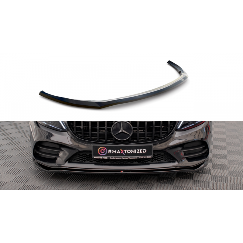 Splitter przedni Maxton Design Mercedes C AMG-Line Sedan W205 / Coupe C205 Facelift