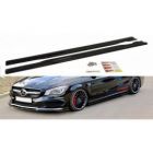 Dokładki progów Maxton Design Mercedes A45 AMG W176 / CLA45 AMG C117 przedlift