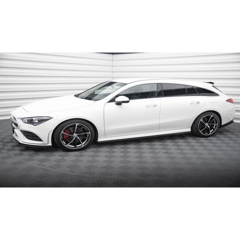 Zestaw splitterów Maxton Design Mercedes CLA AMG-Line Shooting Brake X118