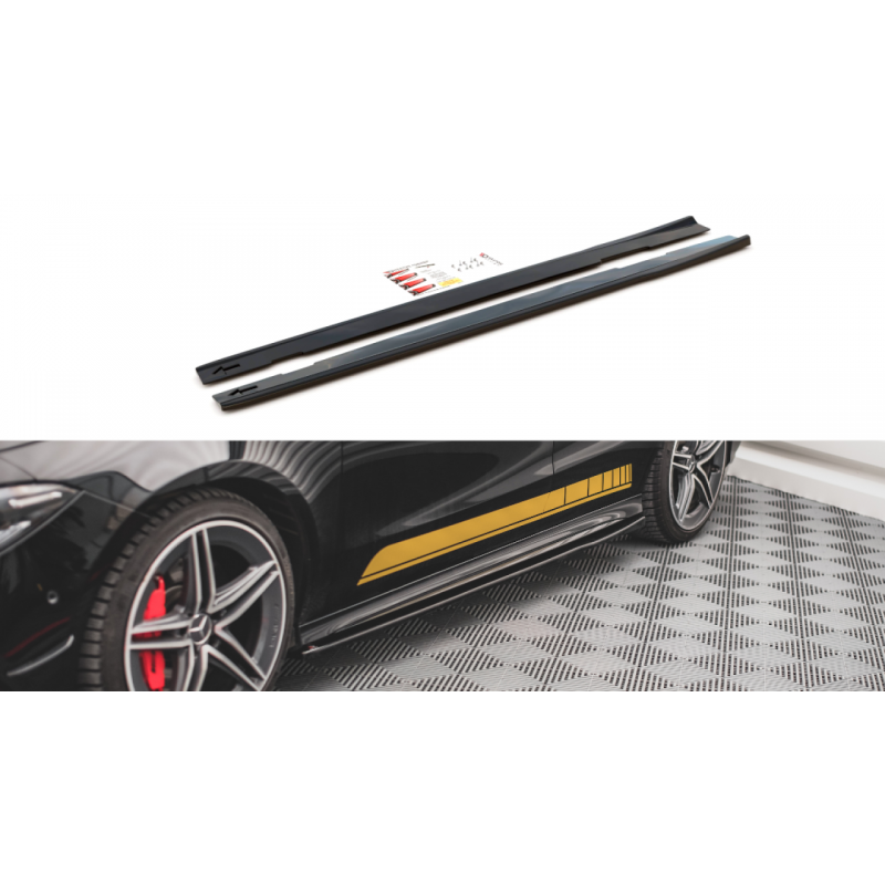 Dokładki progów Maxton Design Mercedes CLA35 AMG / CLA45 AMG C118