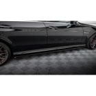 Dokładki progów Maxton Design Mercedes E AMG-Line / E63 AMG Sedan W212 Facelift