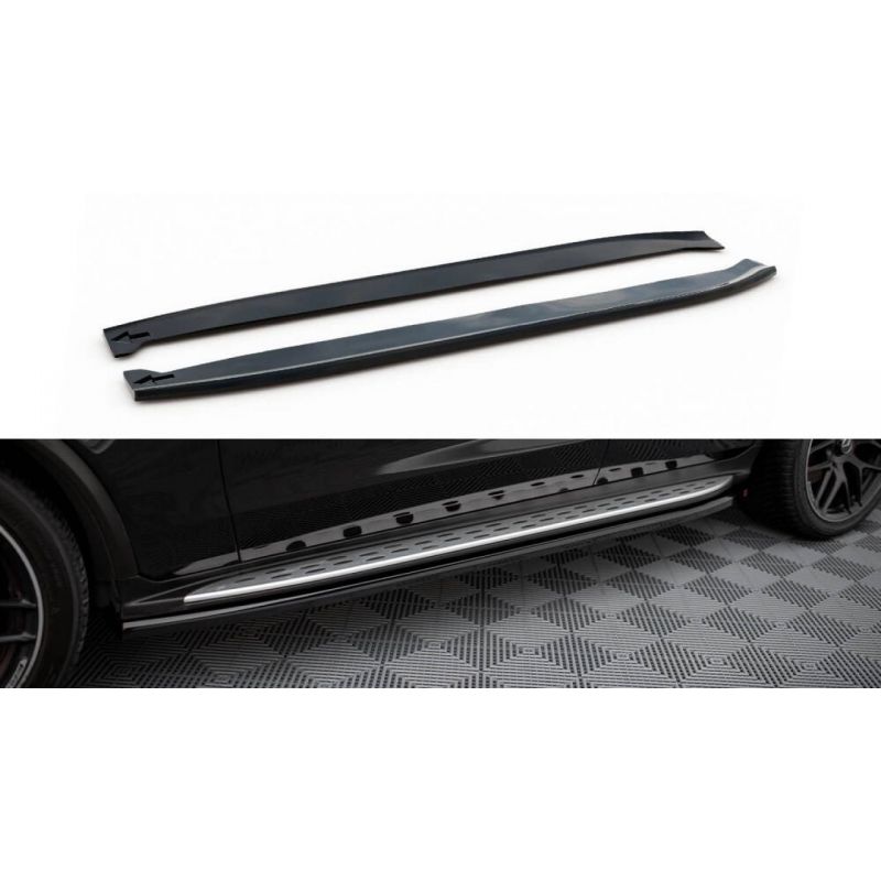Dokładki progów Maxton Design Mercedes GLC63 AMG SUV / Coupe X253 / C253