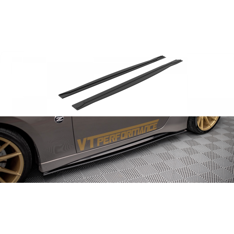 Dokładki progów Street Pro Maxton Design Nissan 370Z Nismo Facelift