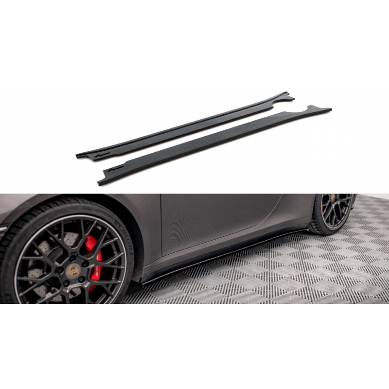 Dokładki progów Maxton Design Porsche 911 992 Carrera 4S