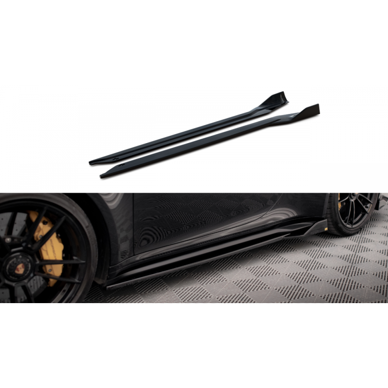 Dokładki progów Maxton Design Porsche 911 992 Turbo S