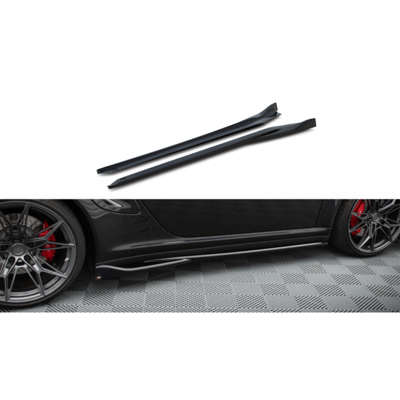 Dokładki progów Maxton Design Porsche 911 Turbo 997