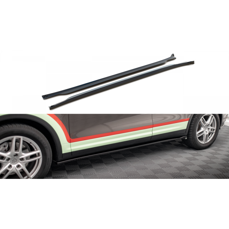 Dokładki progów Maxton Design Porsche Cayenne 958