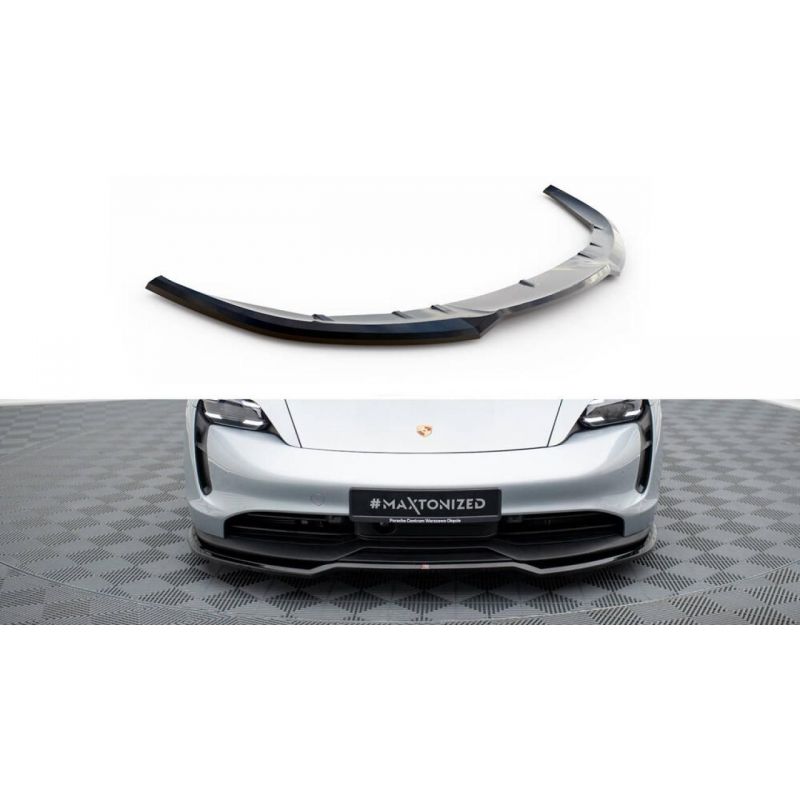 Splitter przedni Maxton Design Porsche Taycan / 4 / 4S / GTS