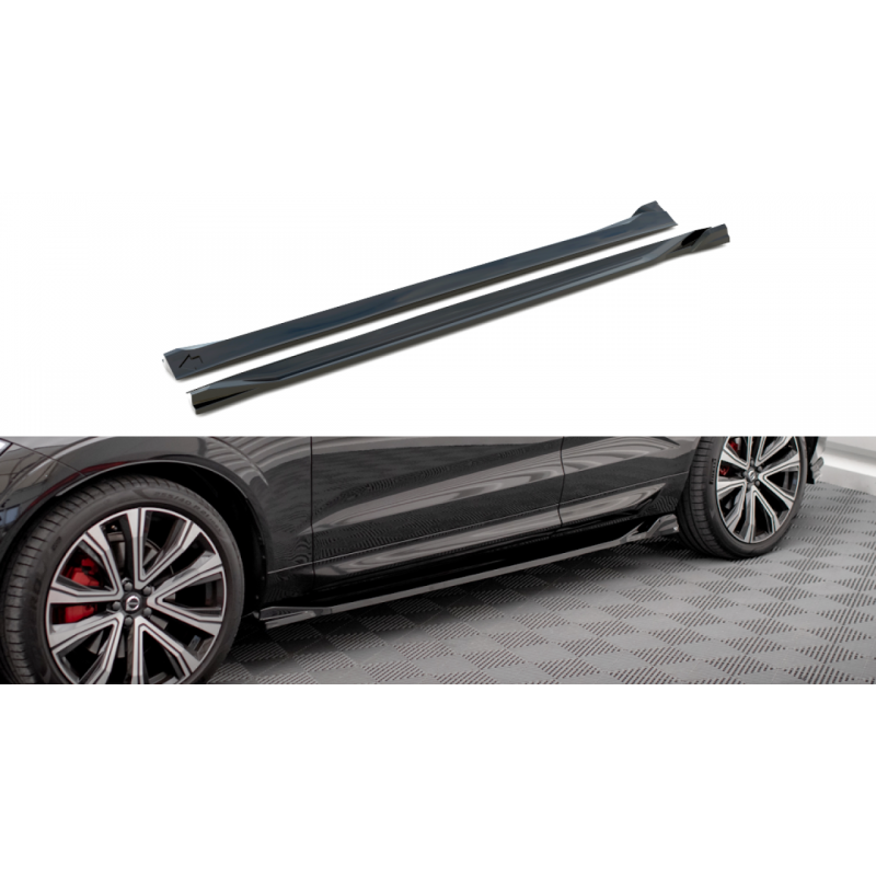 Dokładki progów Maxton Design Volvo XC60 R-Design Mk2 Facelift