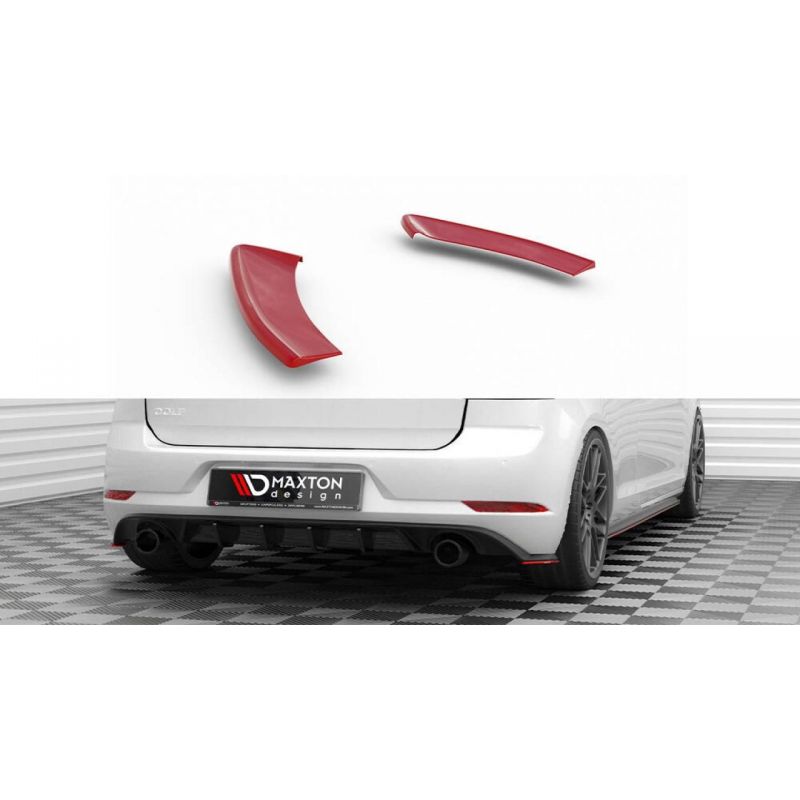 Splittery tylne V.2 Maxton Design VW Golf GTI Mk7.5