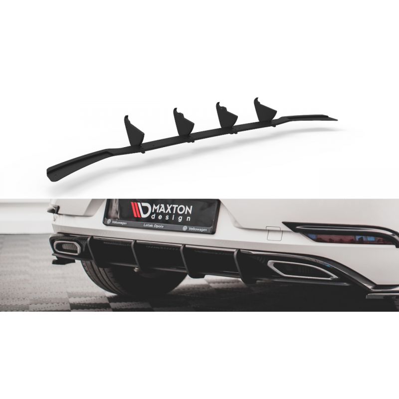 Dyfuzor tylny Street Pro Maxton Design VW Golf R-Line Mk7.5