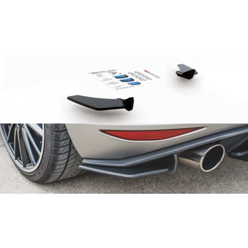 Splittery tylne boczne Racing Maxton Design Durability VW Golf GTI Mk7