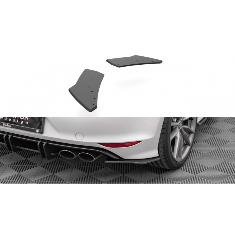 Splittery tylne boczne Street Pro / Flaps Maxton Design VW Golf R Mk7