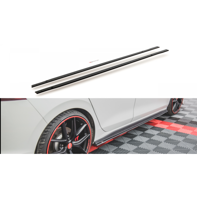 Dokładki progów Street Pro / Flaps Maxton Design VW Golf R-Line / GTE / GTI / GTI Clubsport Mk8