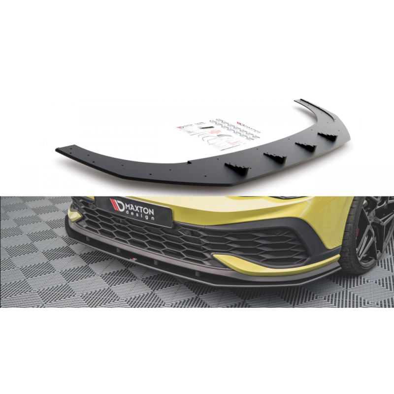Splitter przedni Street Pro / Flaps Maxton Design VW Golf GTI Clubsport Mk8