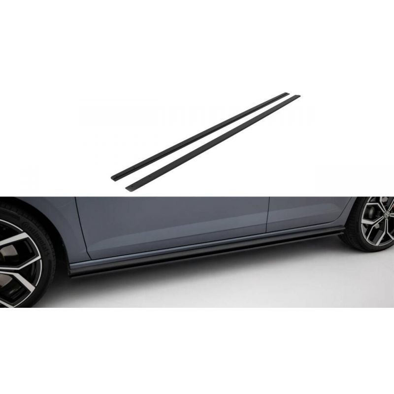 Dokładki progów Street Pro / Flaps Maxton Design VW Polo GTI Mk6 (AW) Facelift