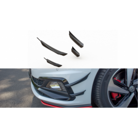 Płetwy przedniego zderzaka (Canards) Maxton Design VW Polo GTI Mk6 (AW)