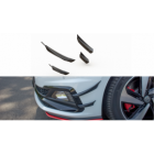 Płetwy przedniego zderzaka (Canards) Maxton Design VW Polo GTI Mk6 (AW)
