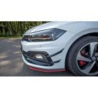 Płetwy przedniego zderzaka (Canards) Maxton Design VW Polo GTI Mk6 (AW)