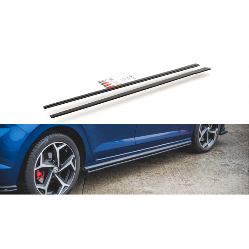 Dokładki progów Racing Durability Maxton Design VW Polo GTI Mk6 (AW)