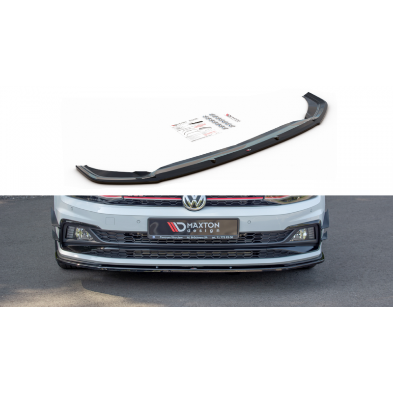 Splitter przedni Maxton Design VW Polo R-line / Polo GTI Mk6 (AW)