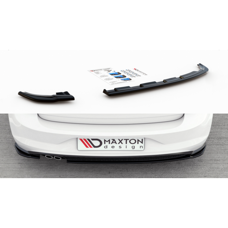 Splitter tylny (z dyfuzorem) Maxton Design VW Polo R-line / Polo GTI Mk6 (AW)