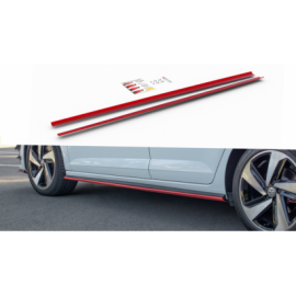 Dokładki progów Maxton Design VW Polo R-line / Polo GTI Mk6 (AW)