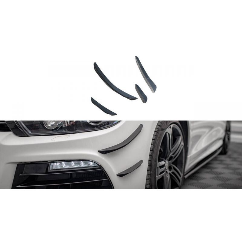 Płetwy przedniego zderzaka (Canards) Maxton Design VW Scirocco R