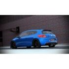 Dyfuzor tylny Maxton Design VW Scirocco R z dwoma otworami na wydech