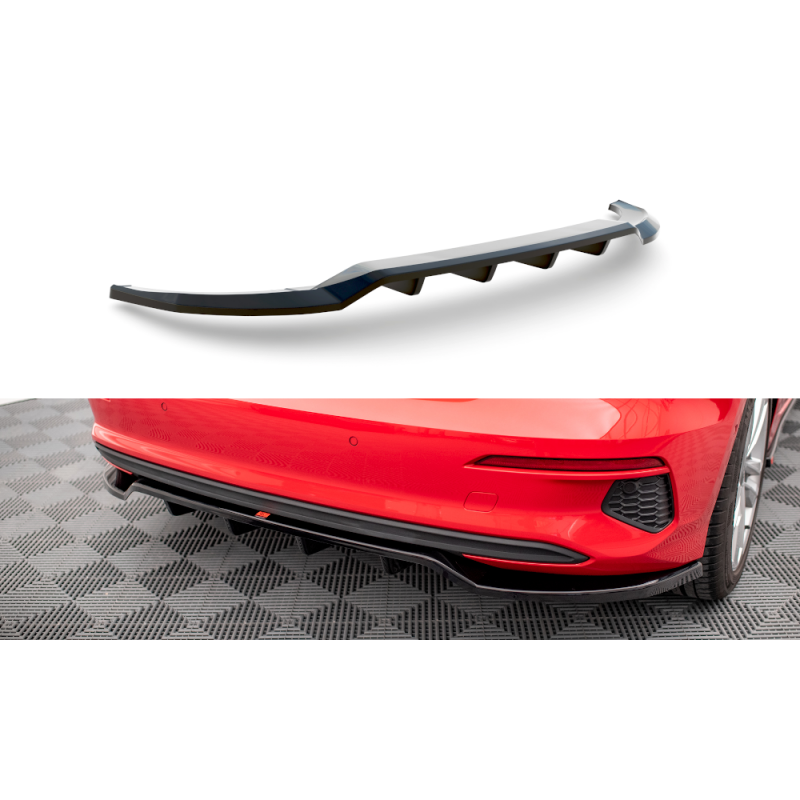 Splitter tylny (z dyfuzorem) Maxton Design Audi A3 8Y Sportback