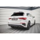 Splitter tylny (z dyfuzorem) Maxton Design Audi A3 8Y S-Line Sportback