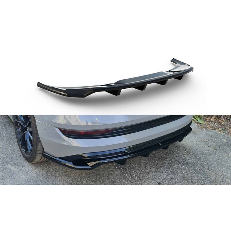Splitter tylny (z dyfuzorem) Maxton Design Audi e-Tron S-Line