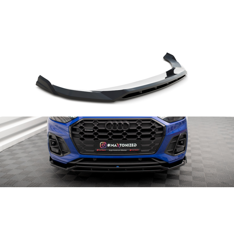 Splitter przedni Maxton Design Audi Q5 S-Line / SQ5 FY SUV / Sportback Facelift