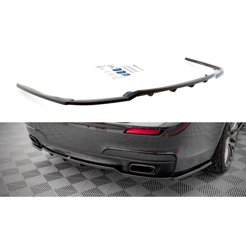 Splitter tylny (z dyfuzorem) Maxton Design BMW 7 M-Pakiet F01