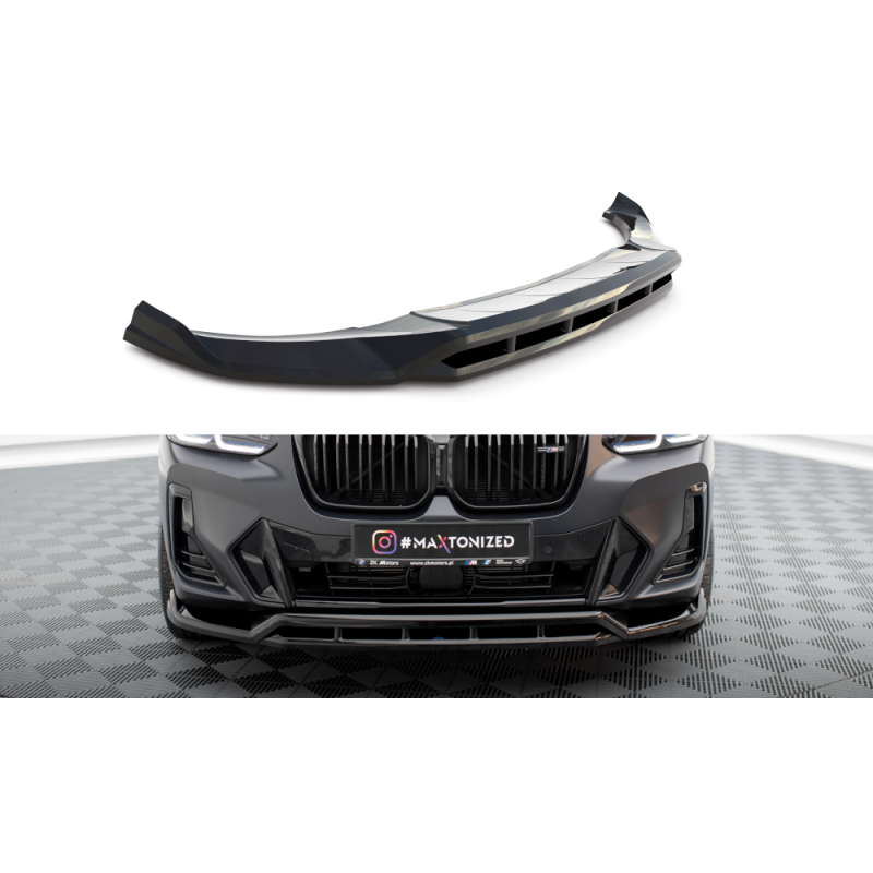 Splitter przedni Maxton Design BMW X3 / iX3 G01 LCI M-Pakiet